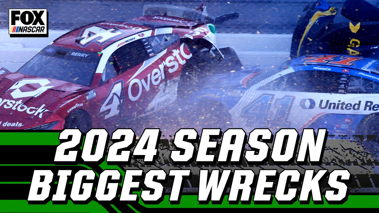 BIGGEST Wrecks of 2024 NASCAR Cup Series season | NASCAR on FOX