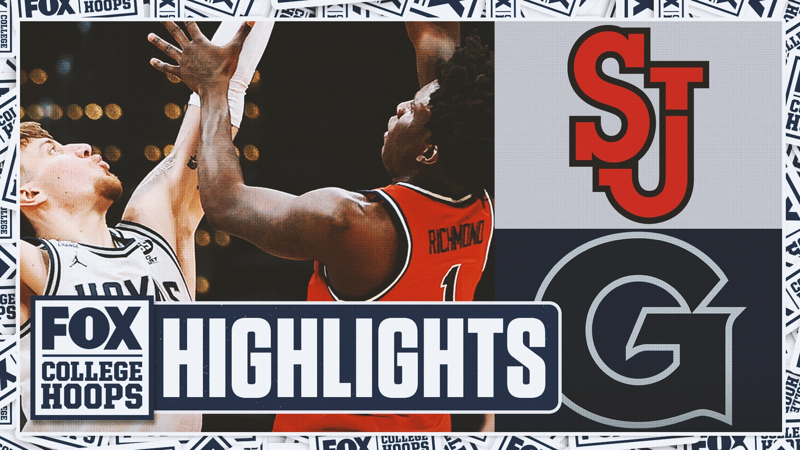 Sorotan St. John's Red Storm vs Georgetown Hoyas | Fox College Hoops