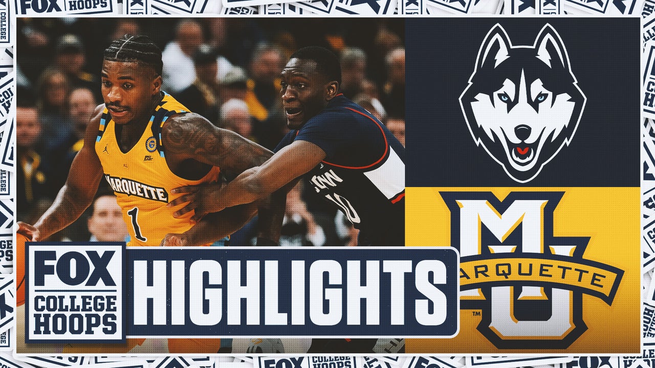 No. 25 UConn Huskies vs. No. 9 Marquette Golden Eagles Highlights | FOX College Hoops