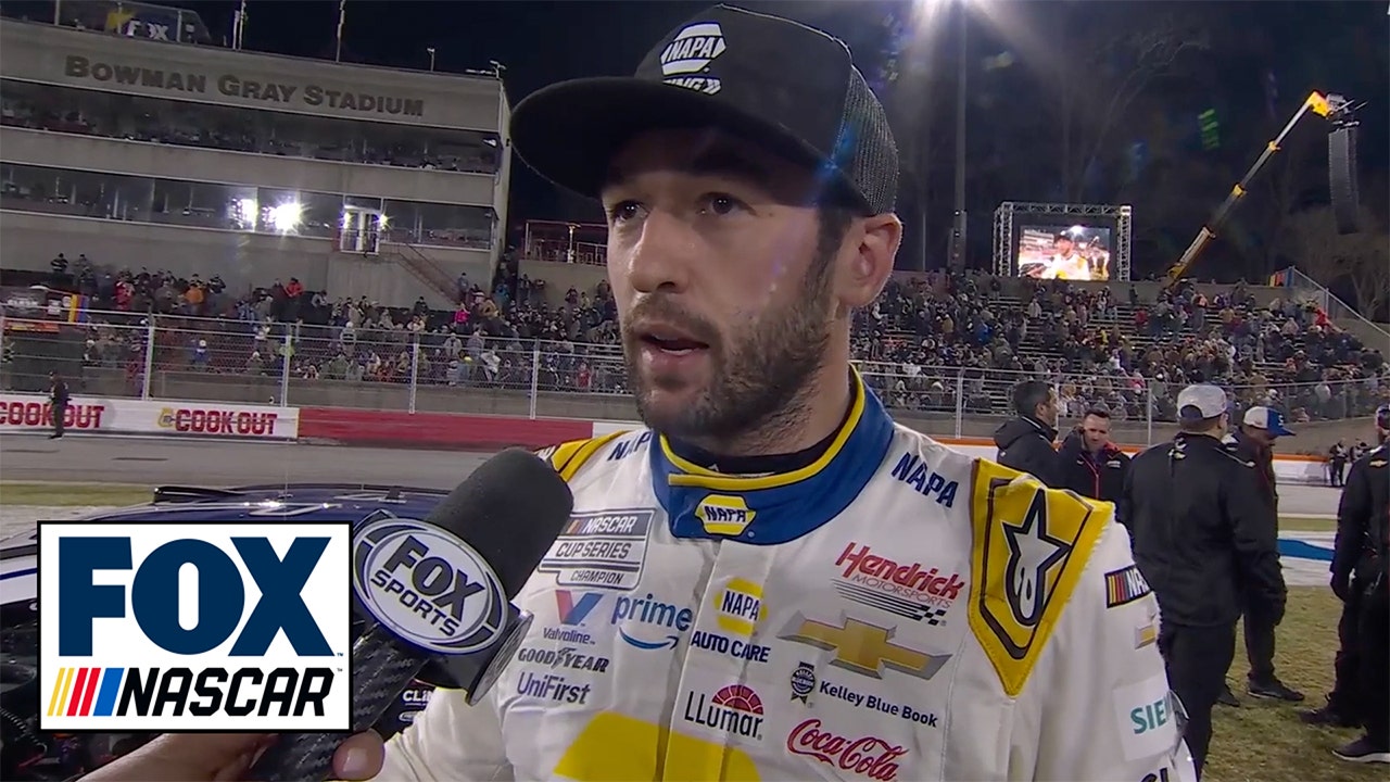 Chase Elliott and Ryan Blaney interviews after Clash at Bowman Gray | NASCAR on FOX