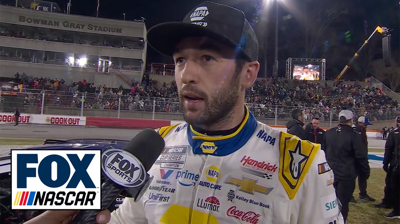 Chase Elliott and Ryan Blaney interviews after Clash at Bowman Gray | NASCAR on FOX