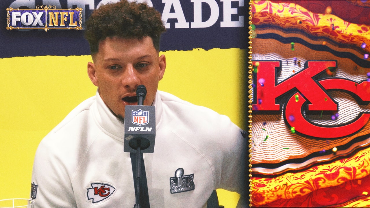 'I'll never try to spike the football again' – Patrick Mahomes on AFC Championship TD Spike | SBLIX Opening Night