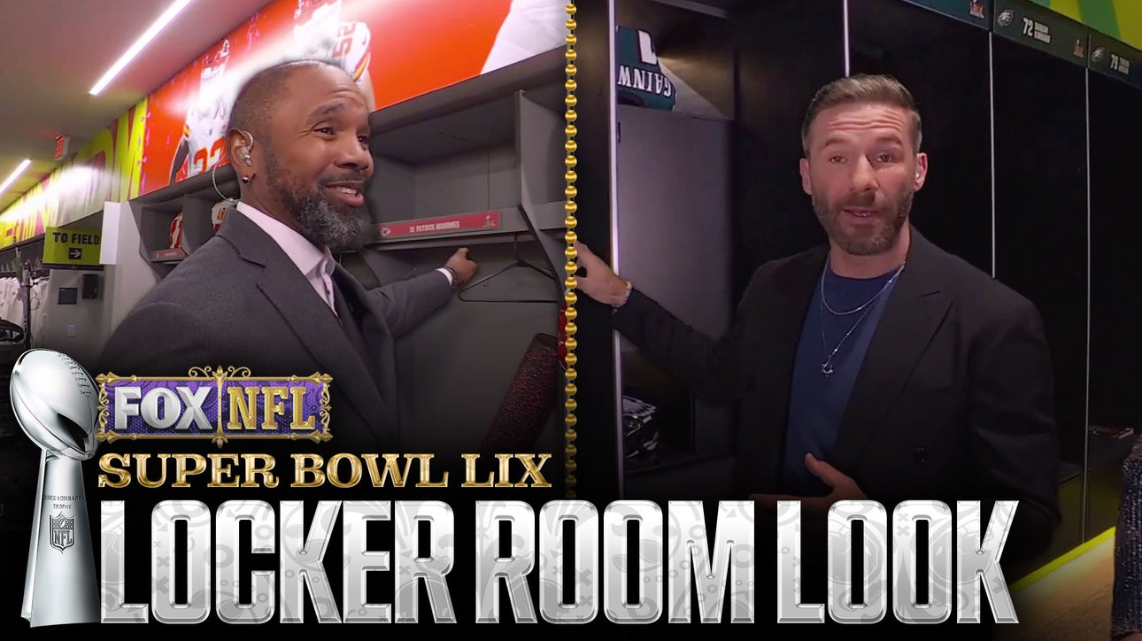 Charles Woodson & Julian Edelman go inside Chiefs' & Eagles' locker rooms ahead of Super Bowl LIX