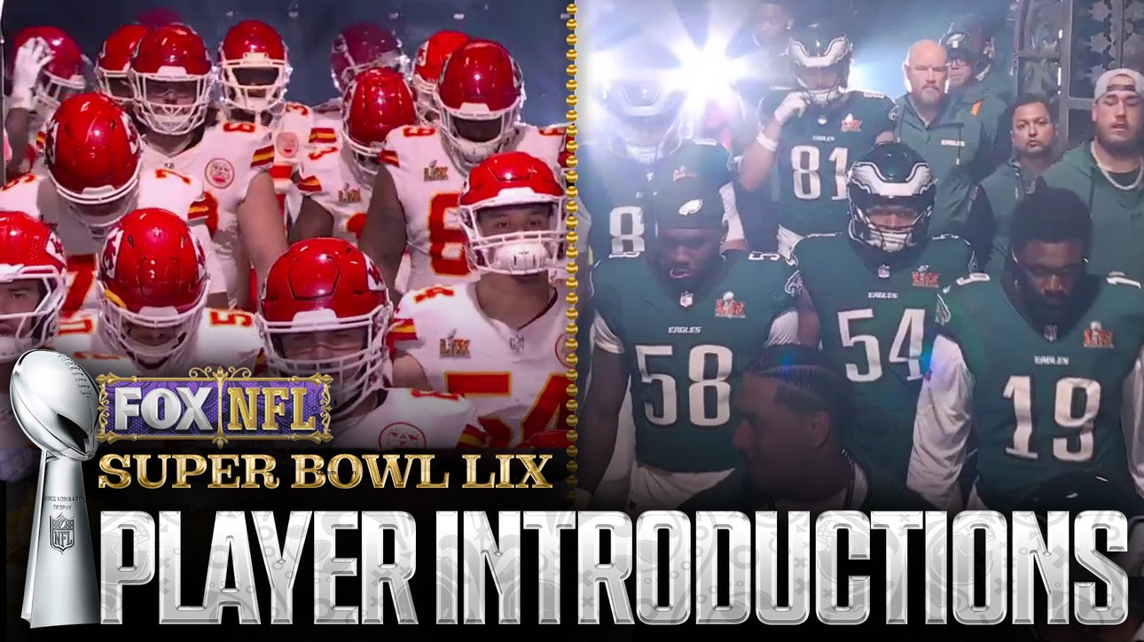 Jon Hamm & Bradley Cooper introduce Chiefs & Eagles ahead of Super Bowl LIX