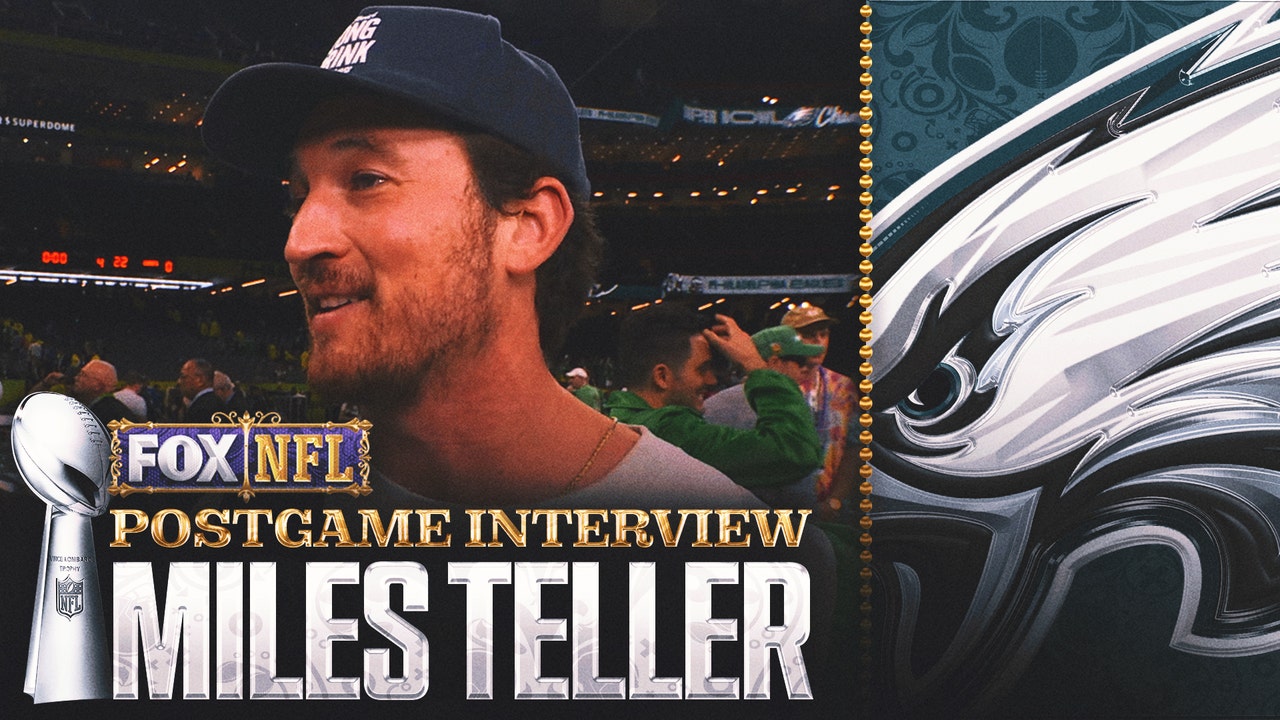 Miles Teller celebrates with Eagles: 'I got a little juice in the tank' | Super Bowl LIX on FOX