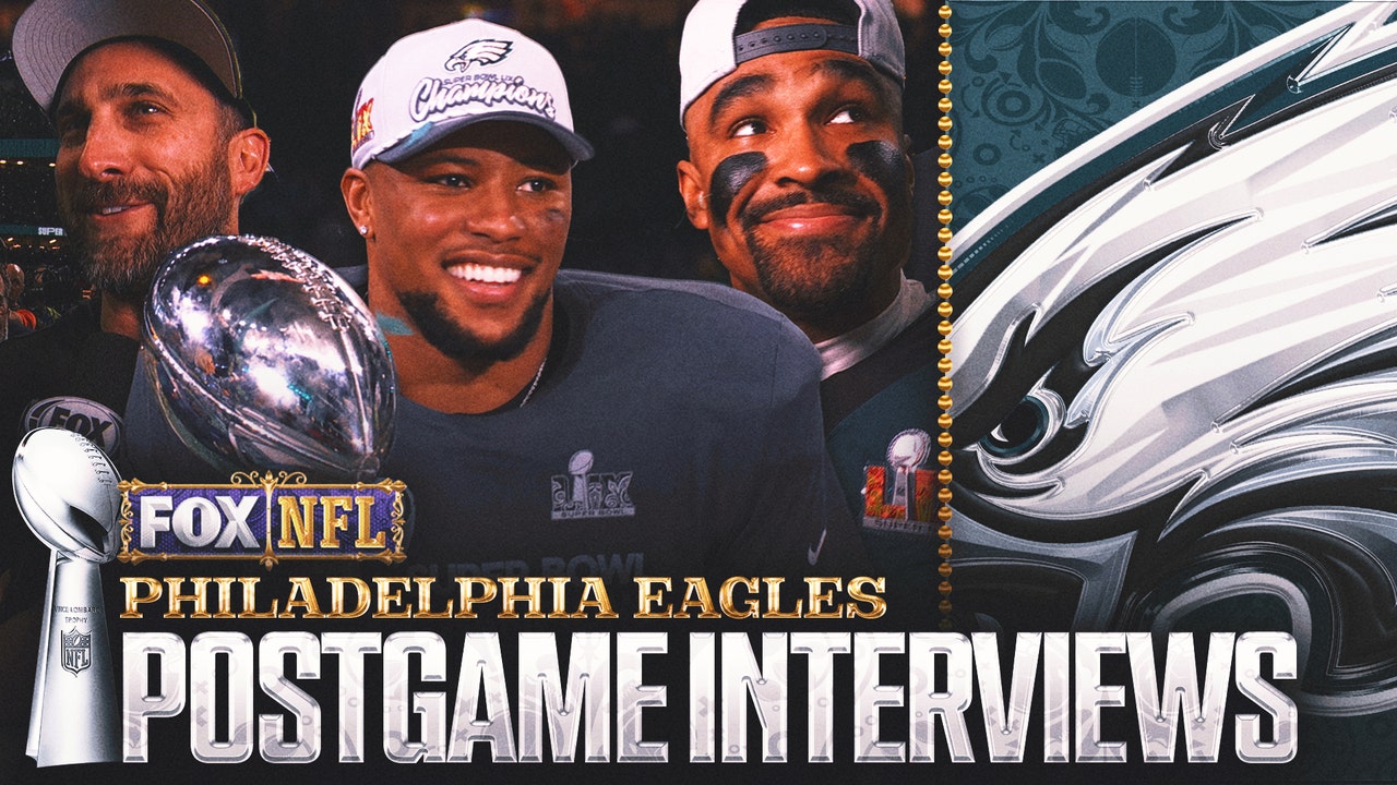 Jalen Hurts, Saquon Barkley: Every Philadelphia Eagles' postgame interview from Super Bowl LIX