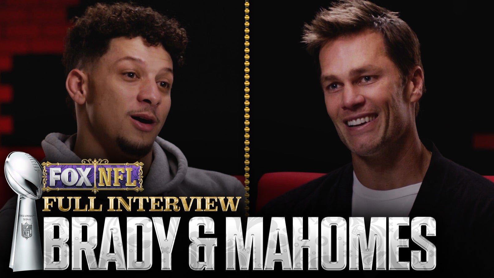 Tom Brady & Patrick Mahomes Interview before Super Bowl LIX on FOX 