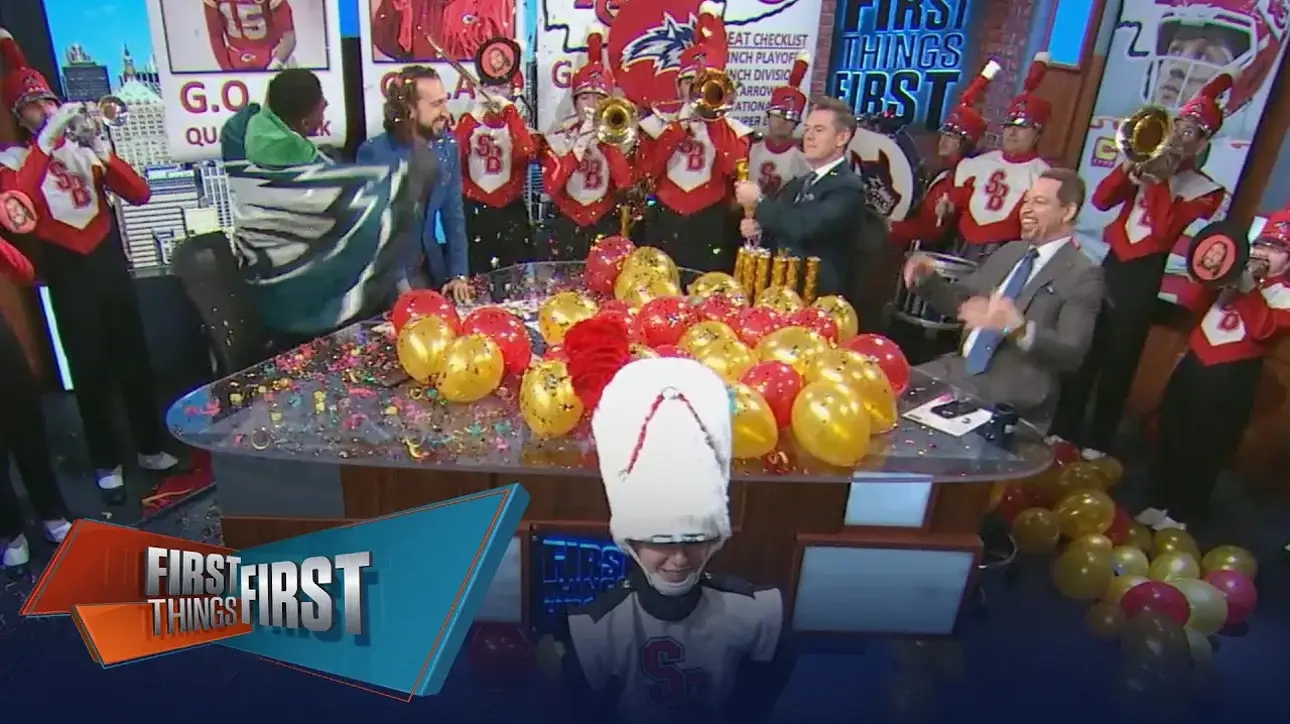 Super Bowl Monday Recap: Nick Wright sits through Chiefs preplanned celebration 