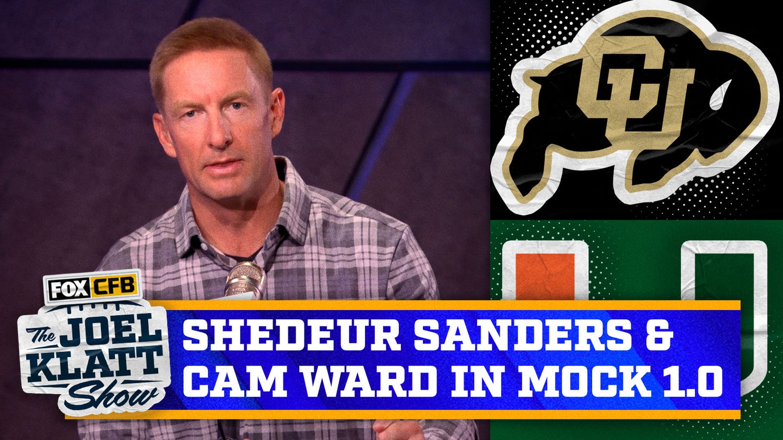 Shedeur Sanders, Cam Ward & Travis Hunter di NFL Mock Draft Joel Klatt 1.0 | Pertunjukan Joel Klatt 