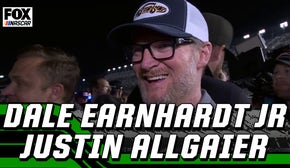 Dale Earnhardt Jr. & Justin Allgaier are emotional after JR Motorsports qualifies for Daytona 500