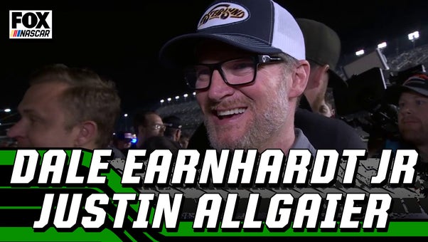 Dale Earnhardt Jr. & Justin Allgaier are emotional after JR Motorsports qualifies for Daytona 500