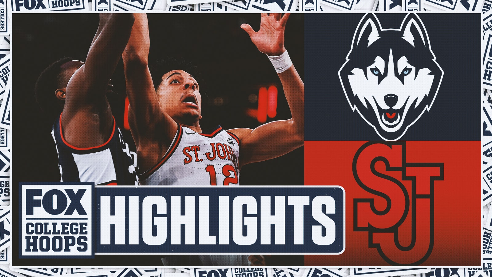 UConn Huskies vs. No. 10 St. John's Red Storm | FOX College Hoops