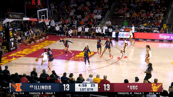 USC's JuJu Watkins pulls off impressive euro step en route to dazzling finish vs. Illinois 