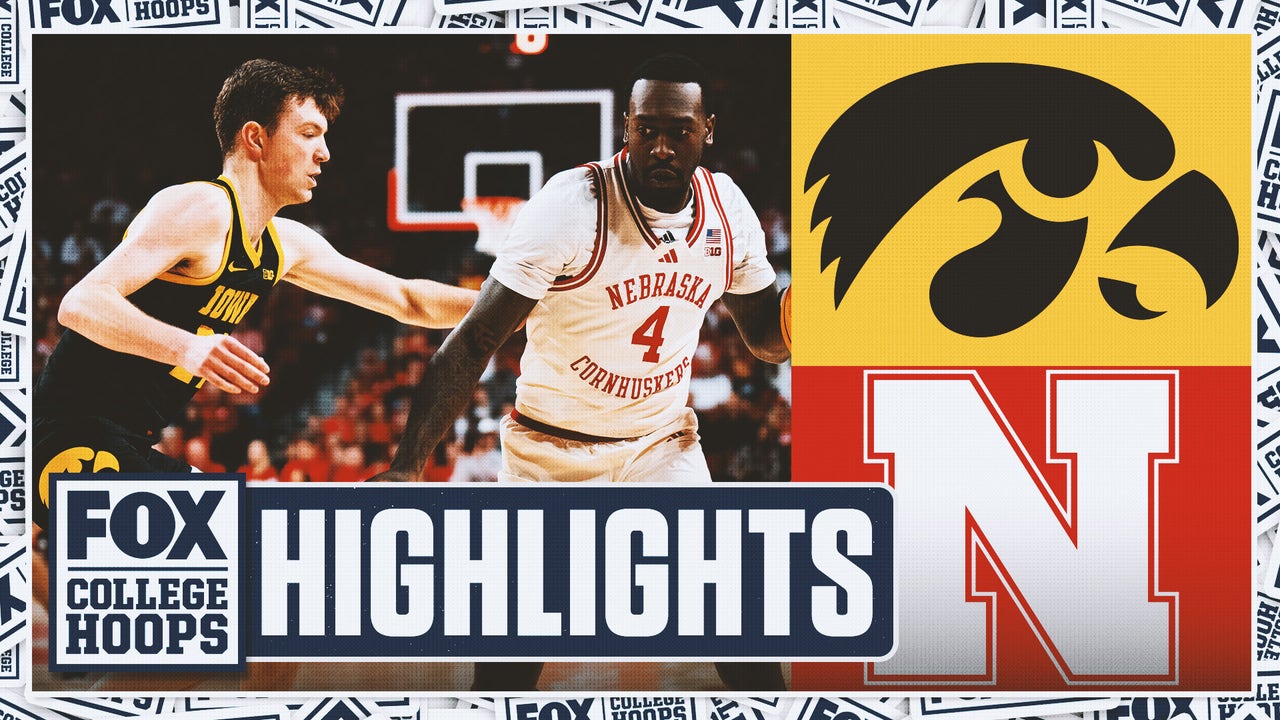 Iowa Hawkeyes vs. Nebraska Cornhuskers Sorotan | Fox College Hoops