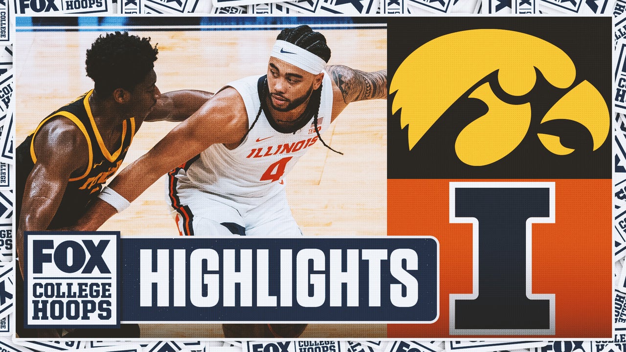 Iowa Hawkeyes vs. Illinois Fighting Illini Big Ten Tournament Highlights | FOX College Hoops