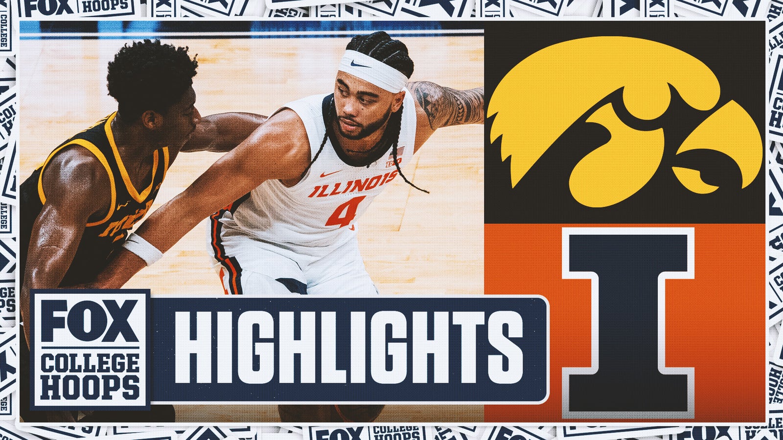 Iowa Hawkeyes vs. Illinois Fighting Illini Big Ten Tournament Highlights