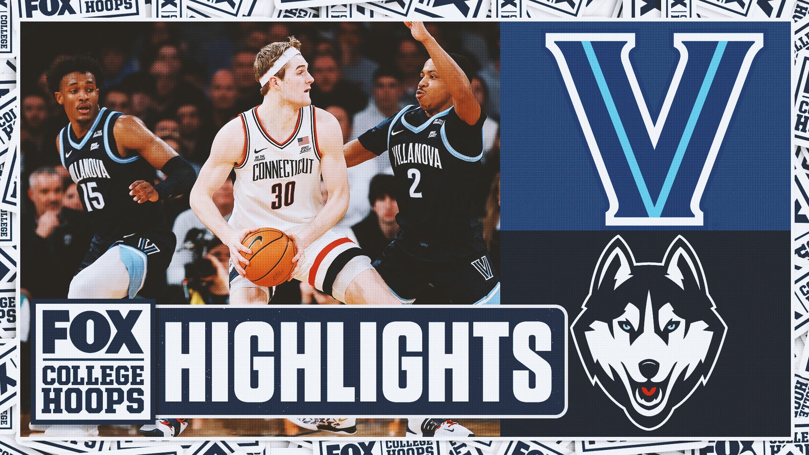 Villanova Wildcats vs. Uconn Huskies Big East Tournament Sorotan | Fox College Hoops