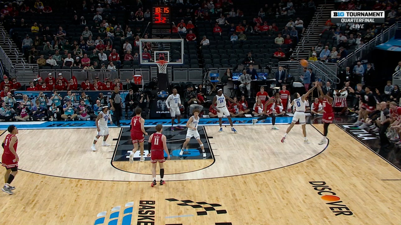 Wisconsin's John Blackwell makes and-1 3-pointer to extend lead against UCLA