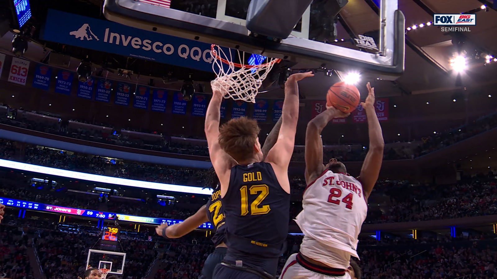 St. Johns Zuby EjioFor ends and-1 to extend the lead against Marquette