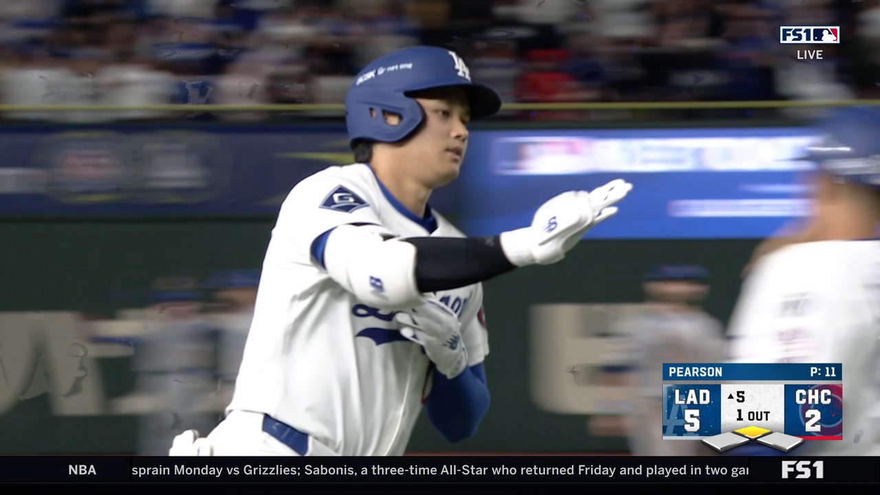 Shohei Ohtani meluncurkan home run pertamanya musim ini di Tokyo Series vs Cubs