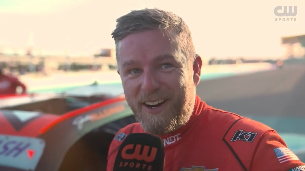 Justin Allgaier dalam kemenangannya di Hard Rock Bet 300 | NASCAR ON FOX