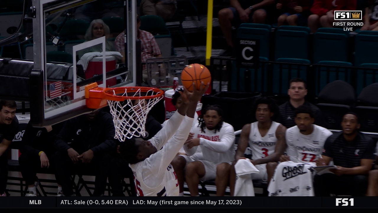 Cincinnati's Aziz Bandaogo runs the court and throws down UNREAL alley-oop jam vs. DePaul