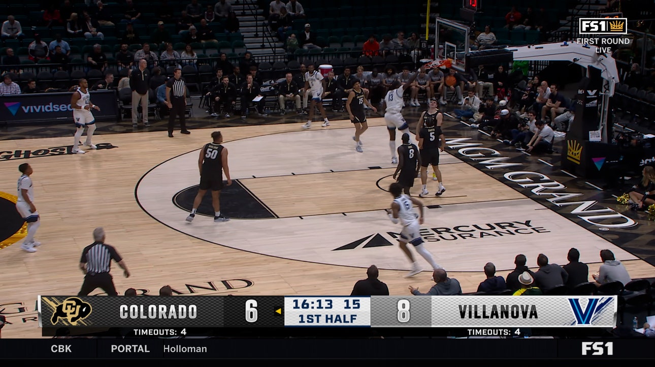 Villanova's Enoch Boakye rises up and puts down a monster jam vs. Colorado