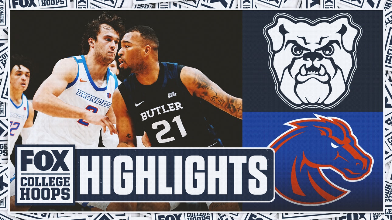 Butler Bulldogs vs. Boise State Broncos The Crown Highlights | CBB on FOX