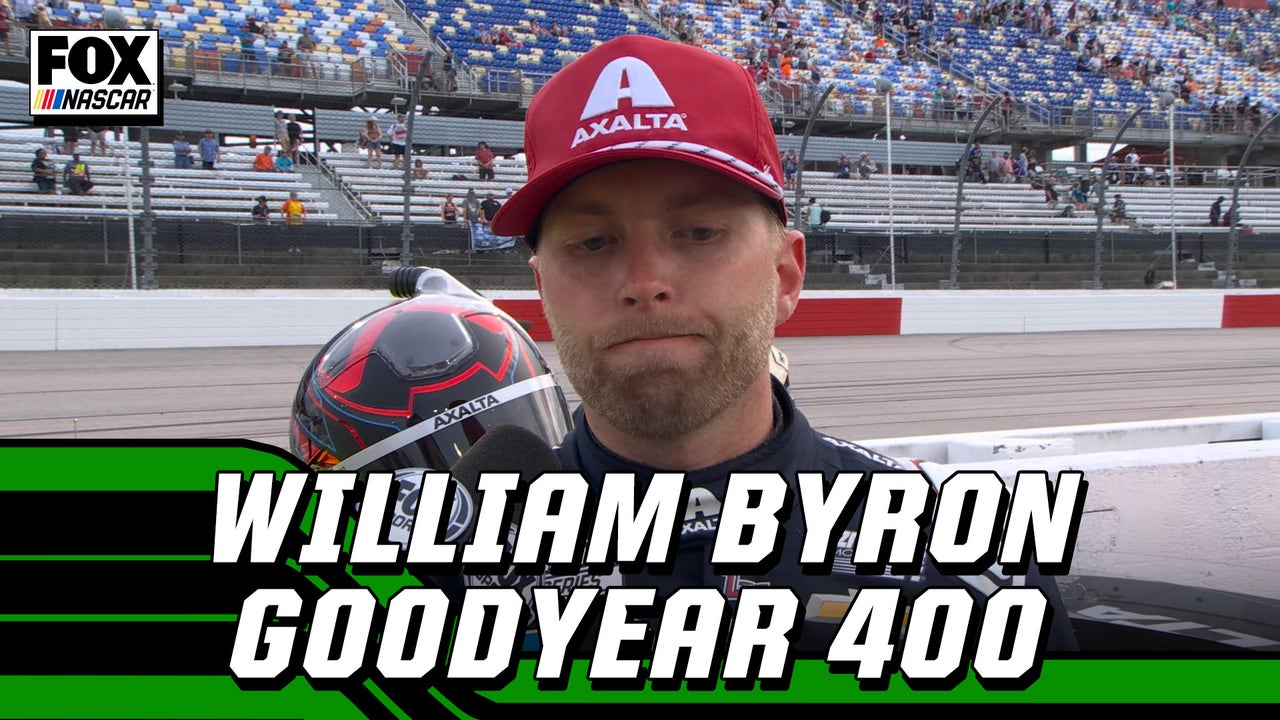 'It was looking like it was going to be a perfect race' - William Byron on Goodyear 400 | NASCAR on FOX
