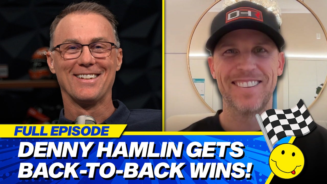 Denny Hamlin REACTS to Back-to-Back Wins | Exclusive Interview with Kevin Harvick!