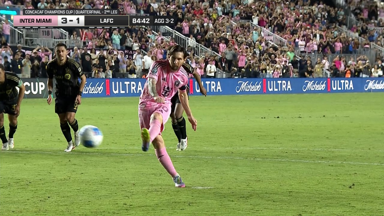 Lionel Messi scores penalty kick to give Inter Miami 3-1 lead against LAFC