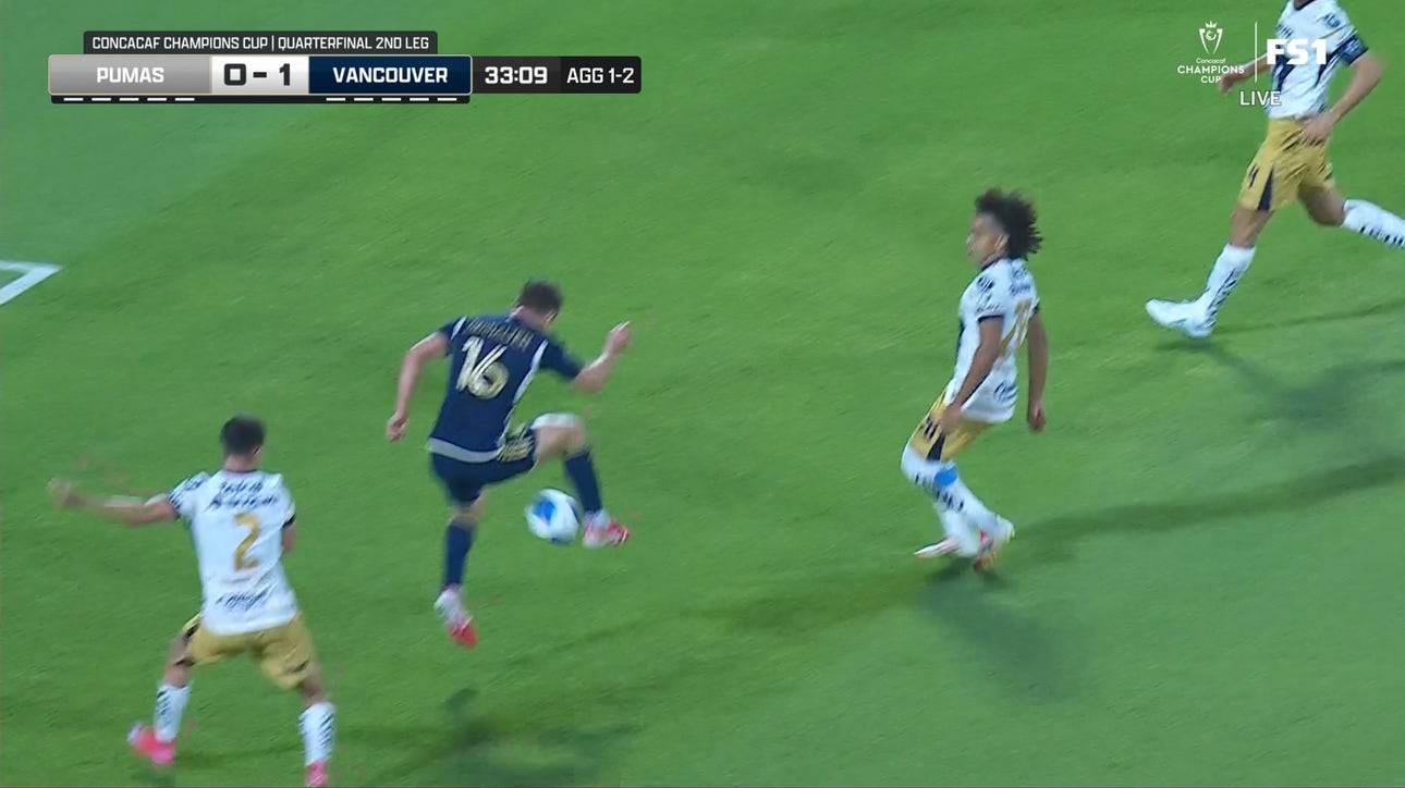 Vancouver's Sebastian Berhalter scores goal against Pumas to take 1-0 lead