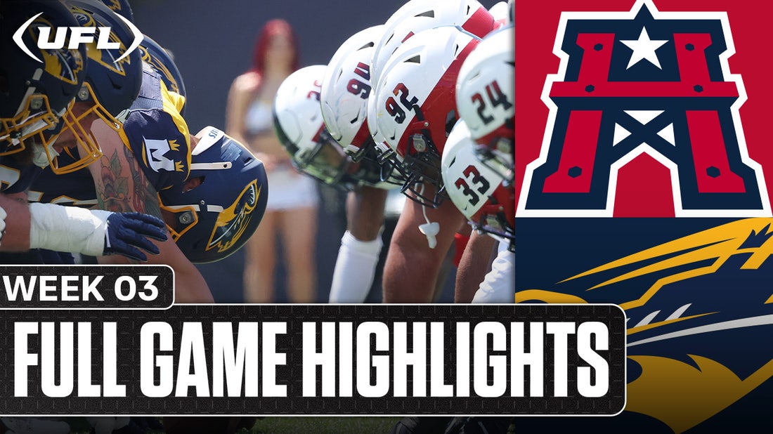 Houston Roughnecks vs. Memphis Showboats | United Football League