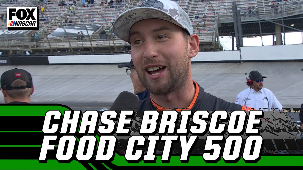 Food City 500: Chase Briscoe post-race interview | NASCAR on FOX