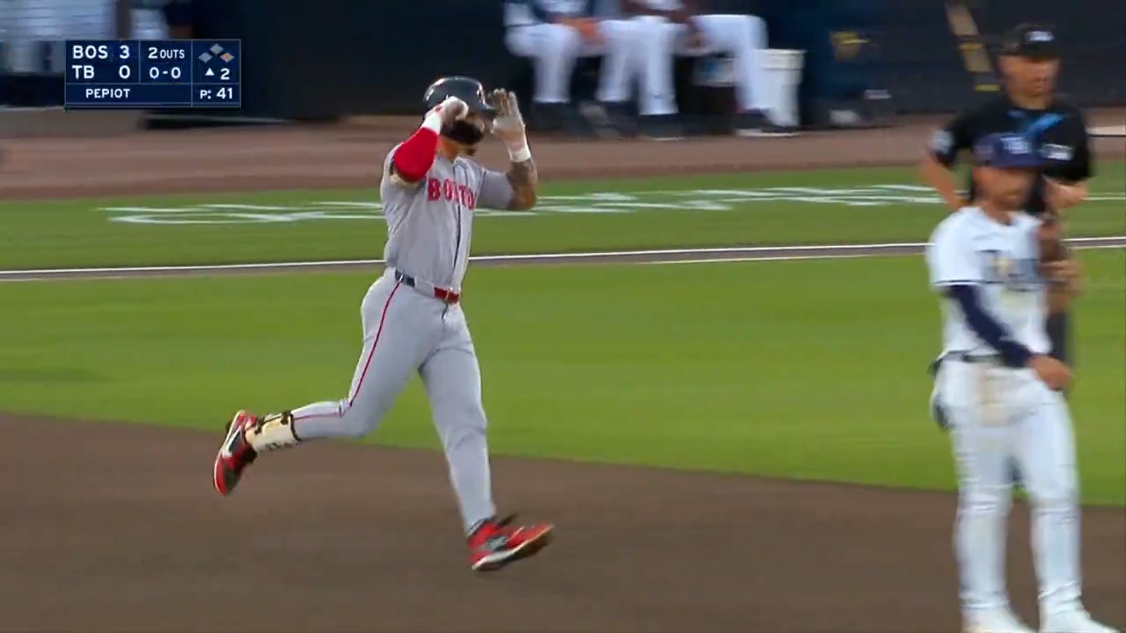 Jarren Duran crushes a two-run homer to extend Red Sox's lead over Rays