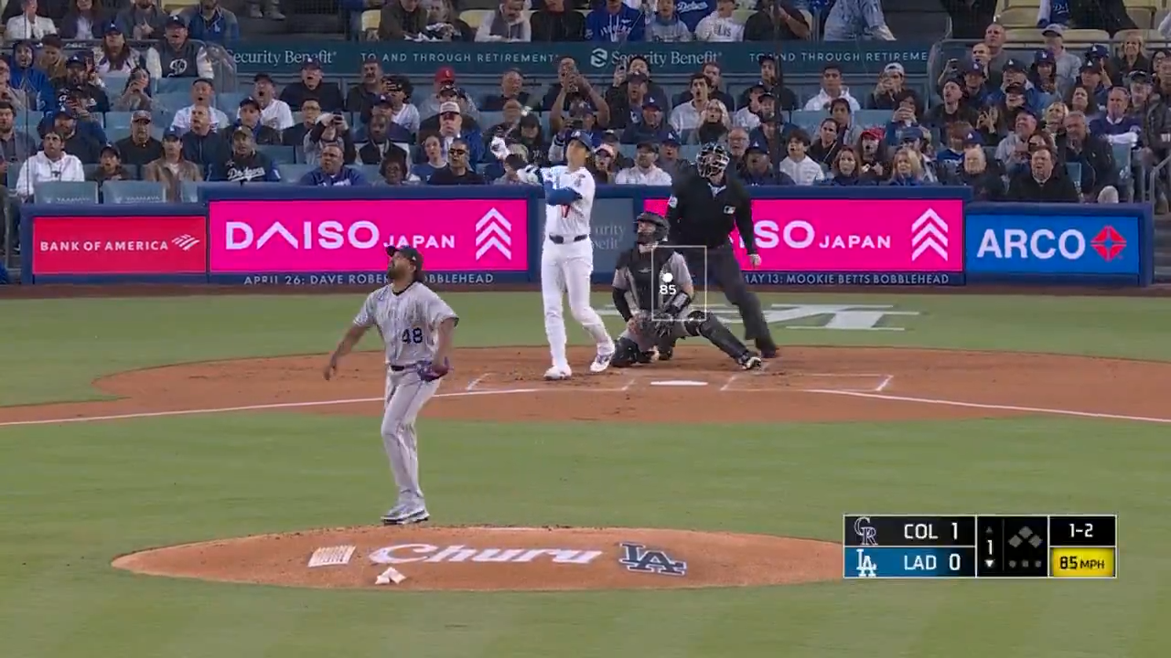 Shohei Ohtani CRUSHES a solo homer, Dodgers strike first vs. Rockies