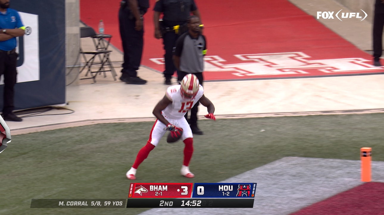 Matt Corral finds Davion Davis for a 26-yard TD to extend Stallions' lead over Roughnecks