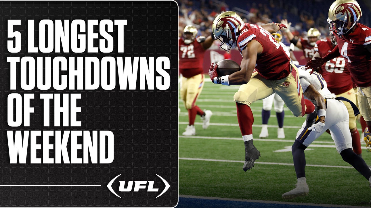 5 Longest Touchdowns of Week 4 | United Football League