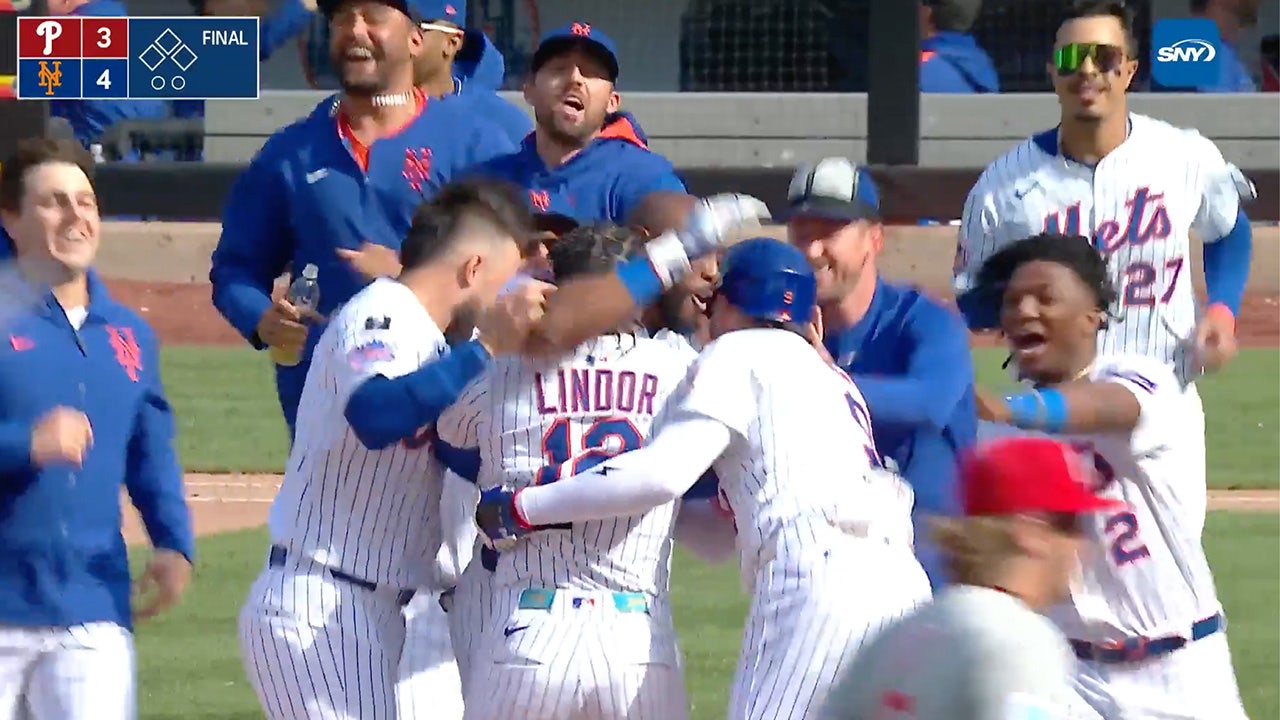 Starling Marte hits a walk-off single in Mets' 4-3 win over Phillies in 10 innings