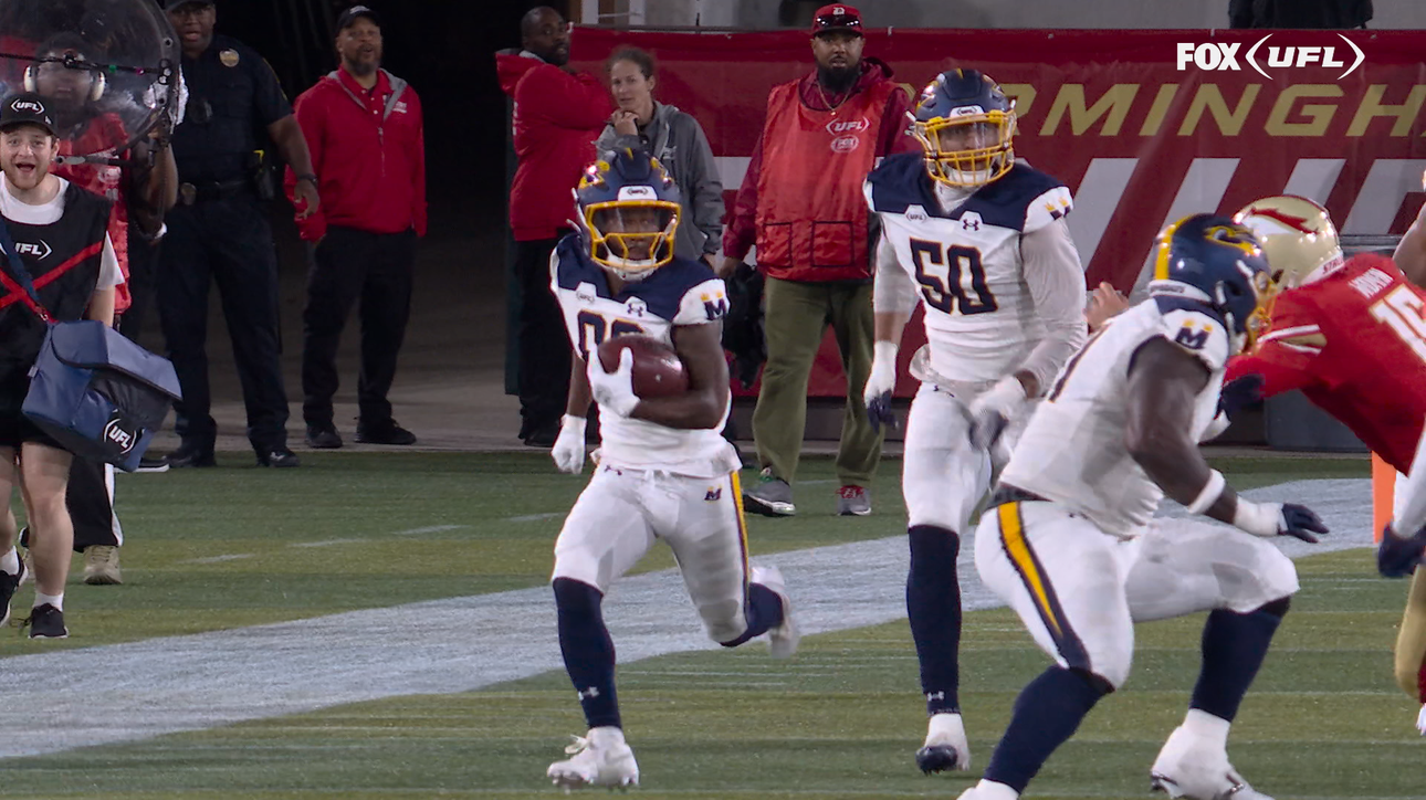 Showbaots' Isiah Hennie runs back missed field goal for 108-yard touchdown return against Stallions