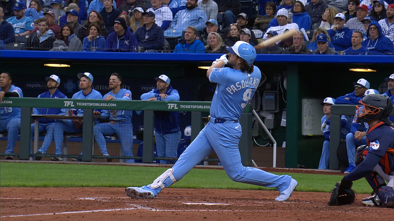 Royals' Vinnie Pasquantino launches home run to extend lead against Astros