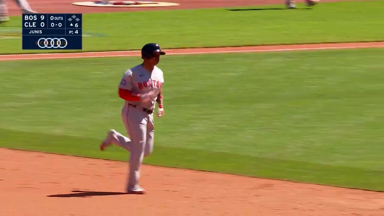 Rafael Devers smokes a solo home run, increasing Red Sox's lead over Guardians