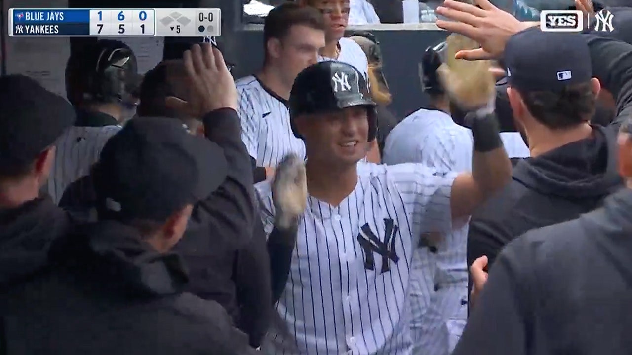 Anthony Volpe hits a solo home run, extending Yankees' lead over Blue Jays