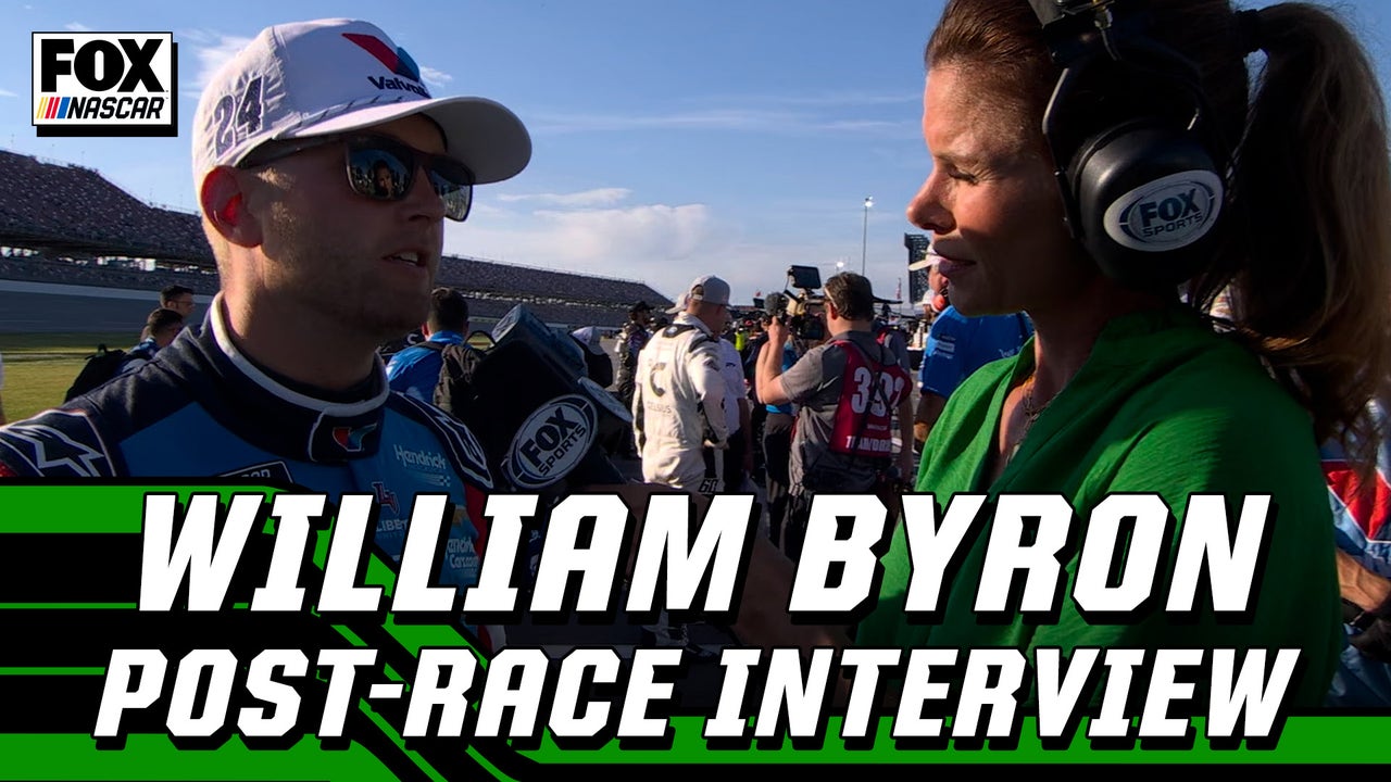 William Byron's post-race interview from Talladega Superspeedway | NASCAR on FOX