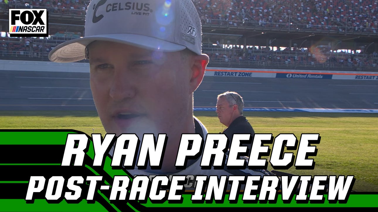 Ryan Precce's post-race interview from Talladega Superspeedway | NASCAR on FOX