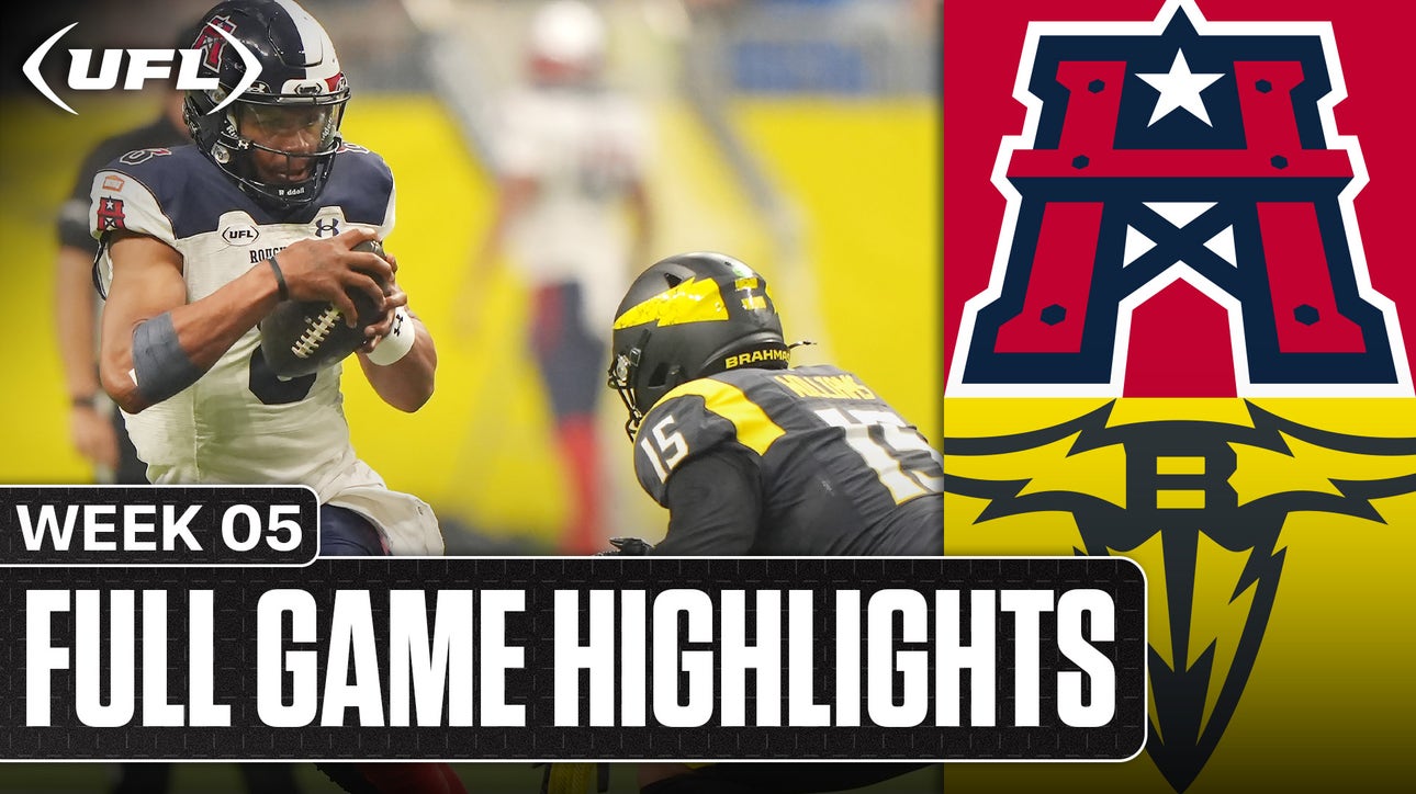 Houston Roughnecks vs. San Antonio Brahmas Highlights | United Football League