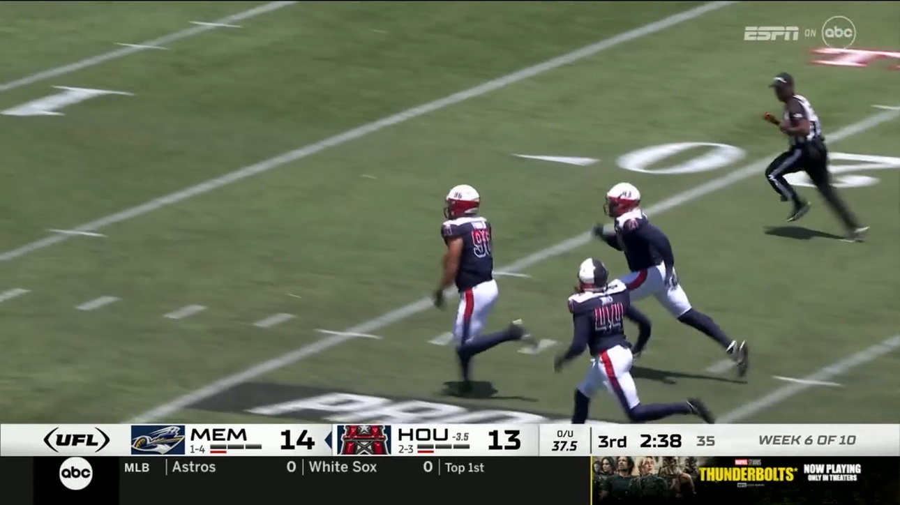 Roughnecks' T.J. Franklin pulls off a NASTY scoop-and-score TD vs. Showboats