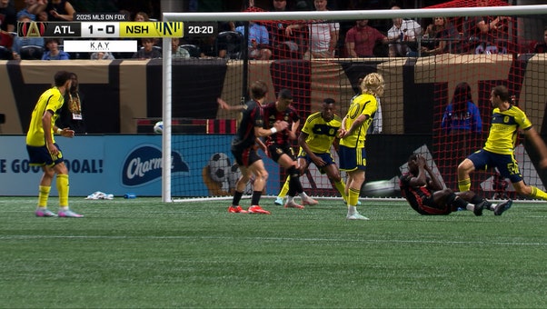 Miguel Almirón finds the back of the net, giving Atlanta a 1-0 lead over Nashville
