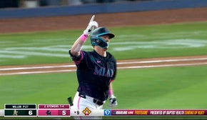 Marlins' Kyle Stowers hits a walk-off grand slam vs. Athletics