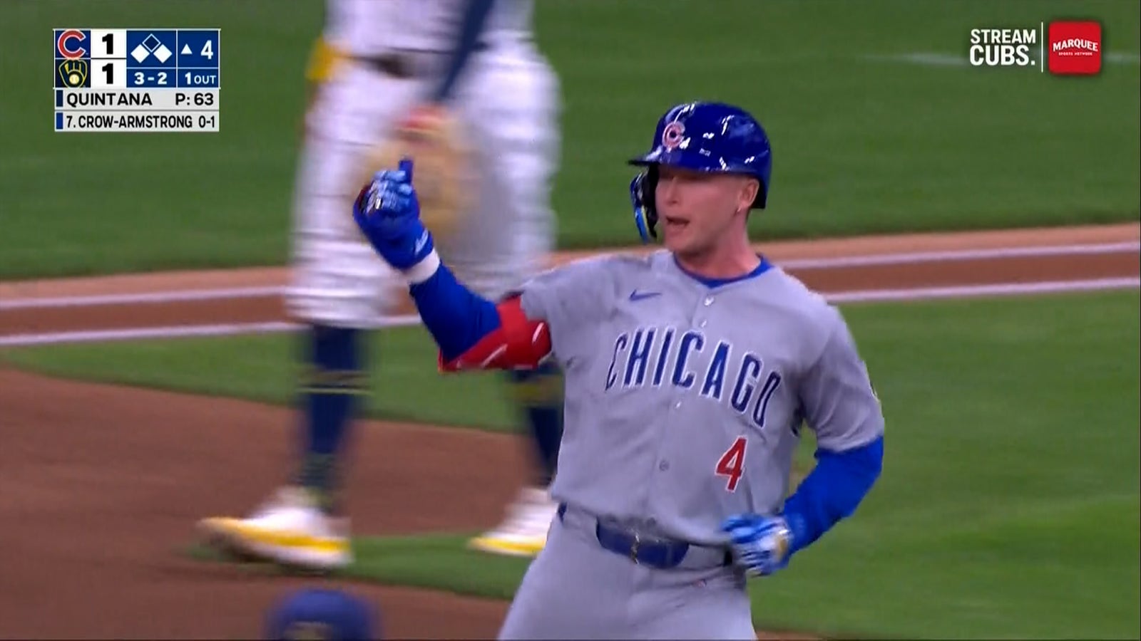Cubs' Pete Crow-Armstrong & Dansby Swanson hit back-to-back homers extending lead vs. Brewers